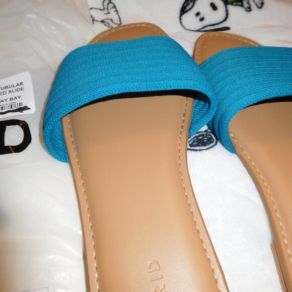 NEW SIZE 12 TORRID Knit Banded Slide (WW) BISCAY BAY BLUE - Picture 2 of 5